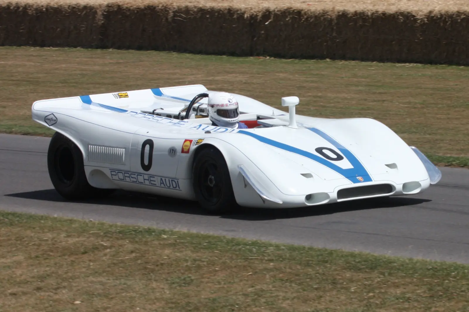 The 917 PA Spyder, ex-Siffert, at Goodwood
