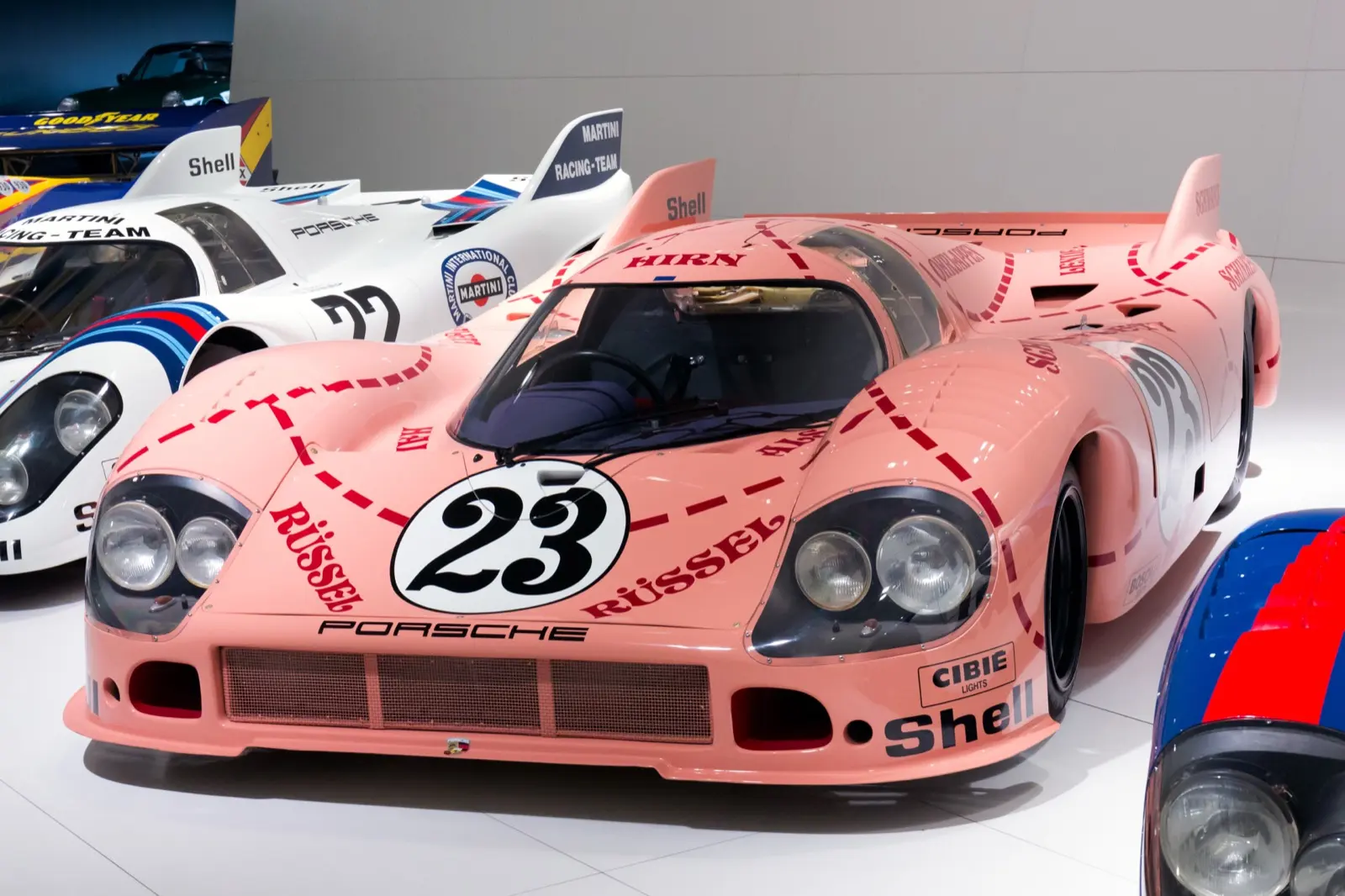 The 917/20 “Pink Pig” in the Porsche Museum
