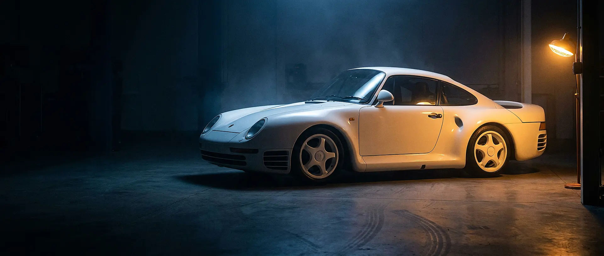 Porsche 959 Sport in Grand Prix White
