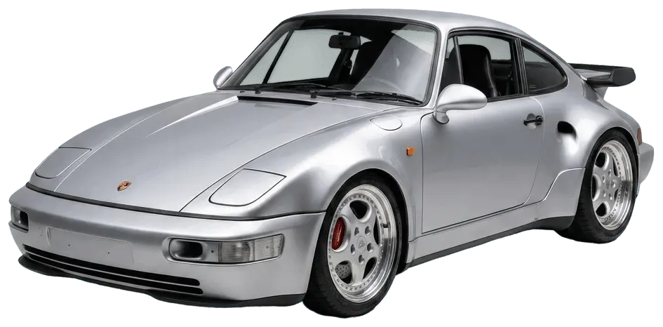 Porsche 964 Turbo S Flachbau — reference silhouette