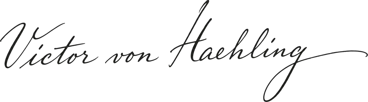 Signed, Victor Max August Haehling von Lanzenauer