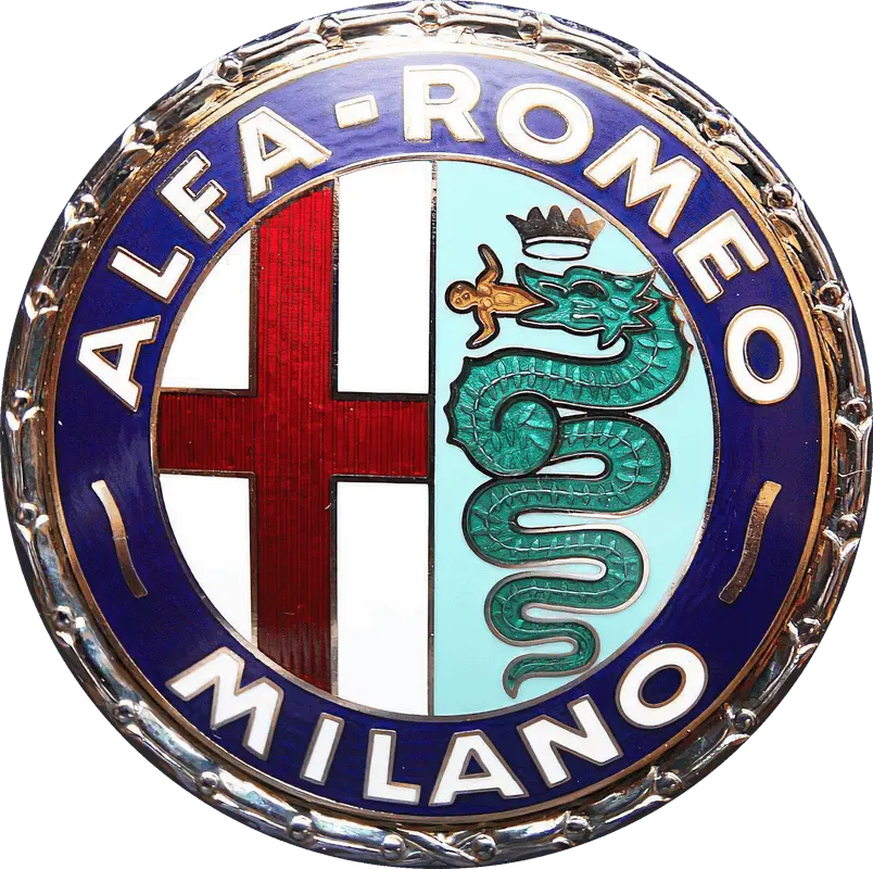 Alfa Romeo crest, 1950–1972