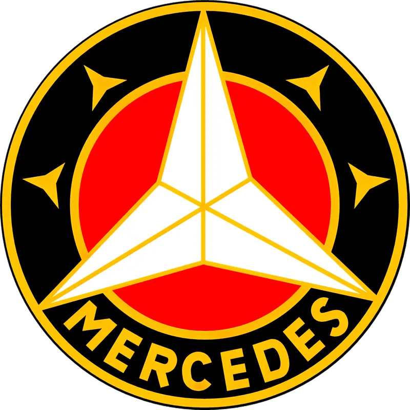 Mercedes-Benz crest, 1916–1926
