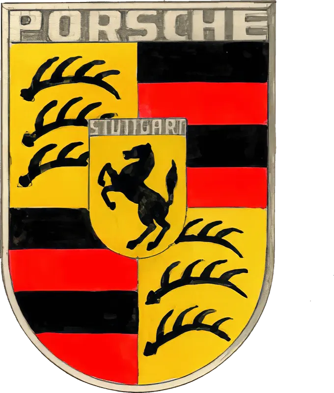 Porsche crest, 1952–1963