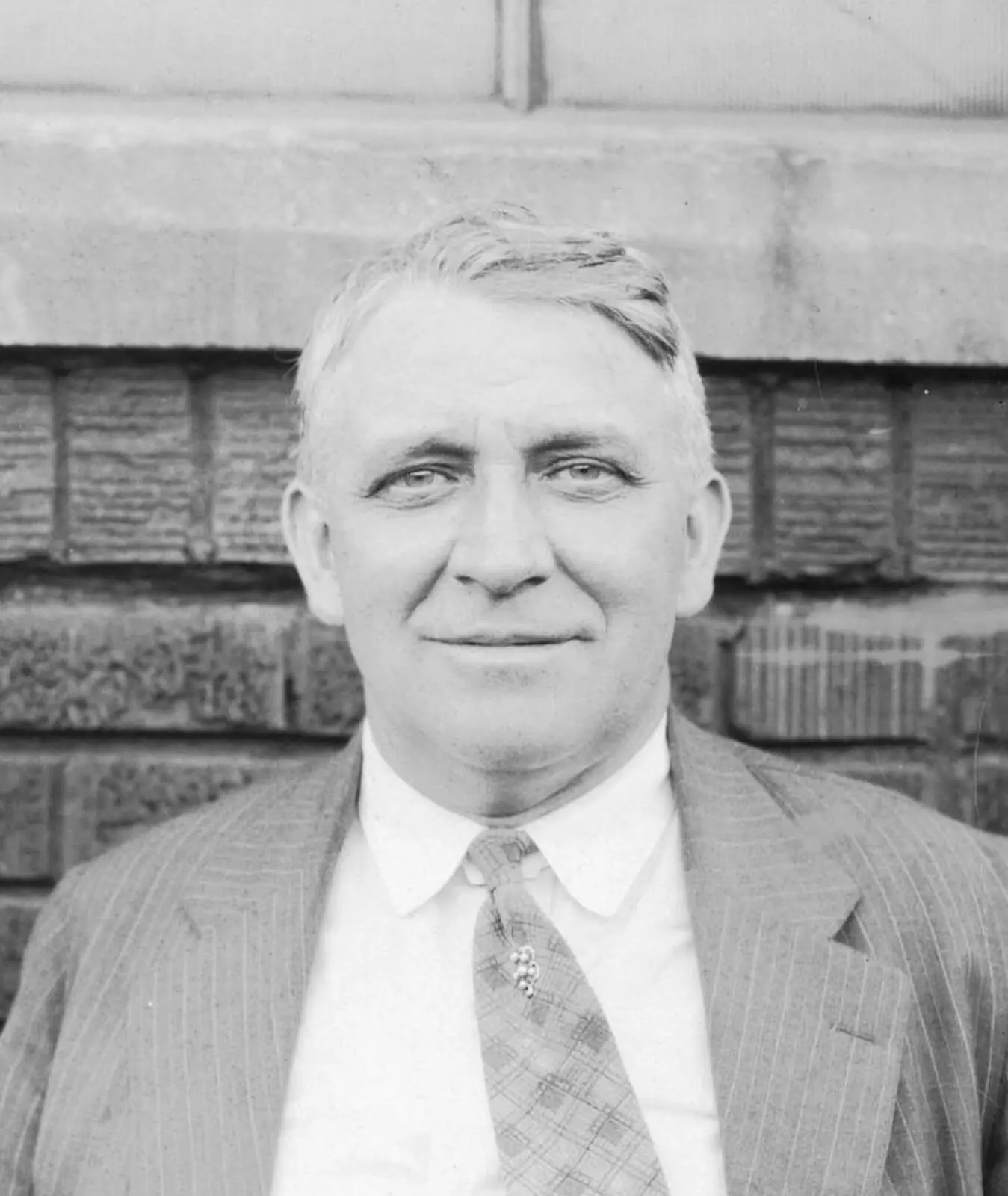 Portrait photograph of Fred Duesenberg.