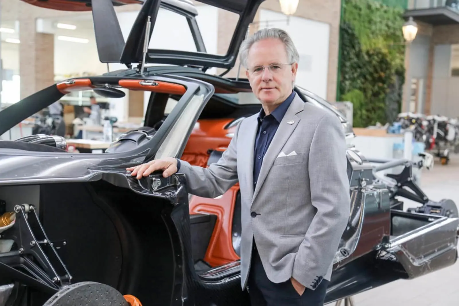 Portrait photograph of Horacio Pagani.