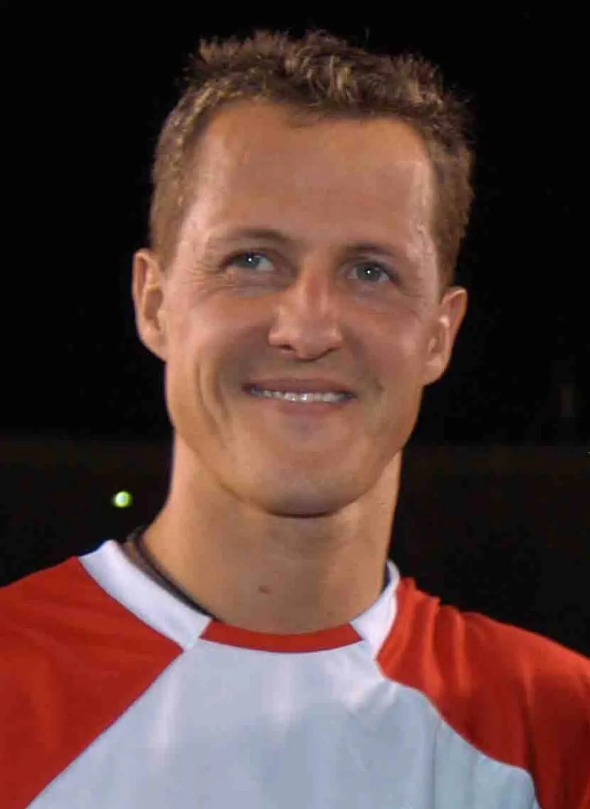Portrait photograph of Michael Schumacher.