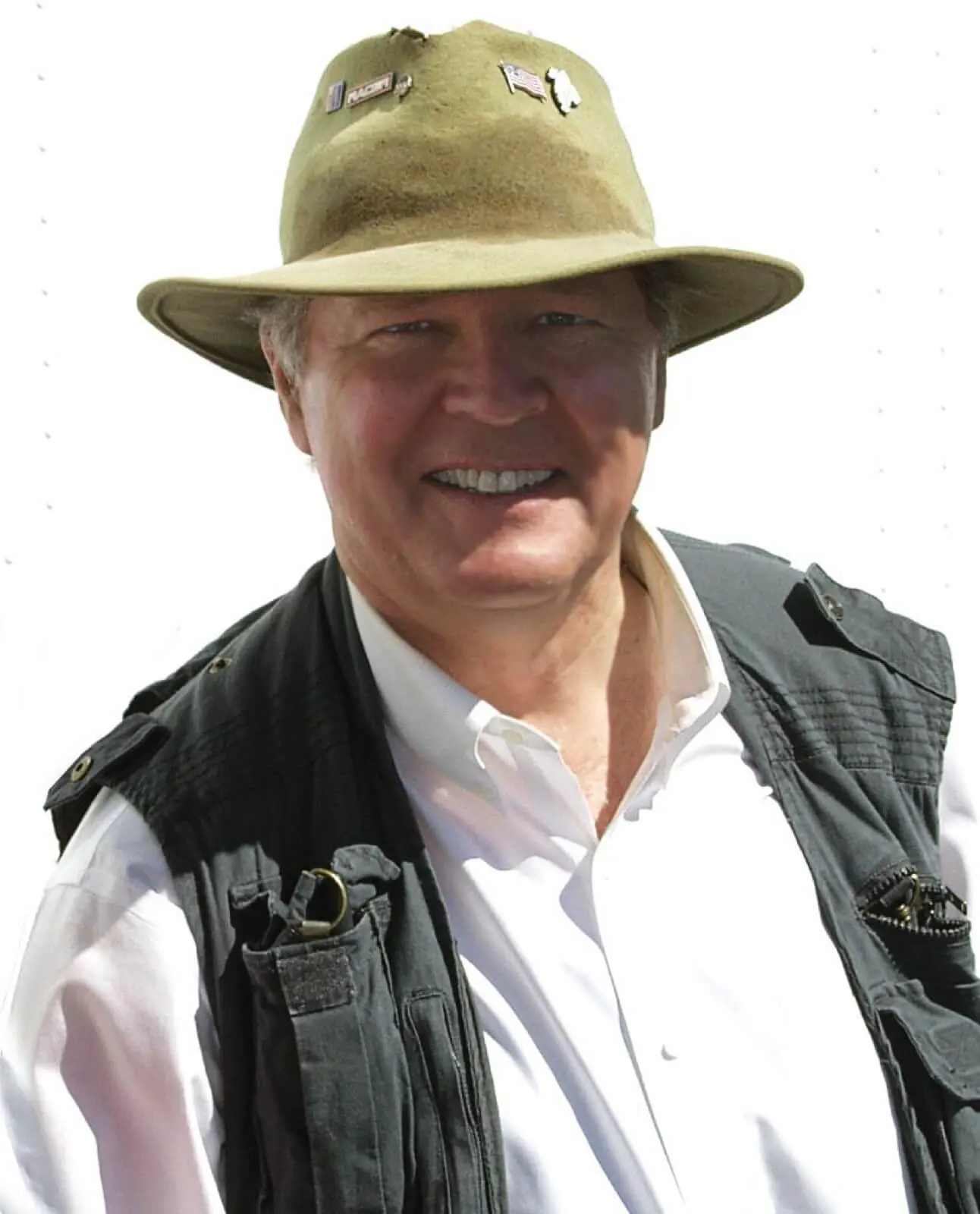 Portrait photograph of Peter Brock.
